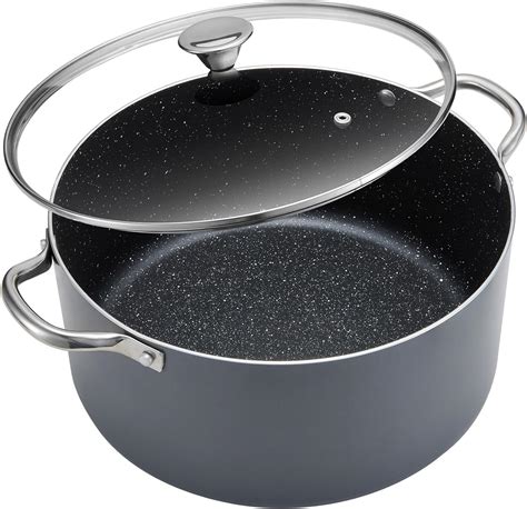 Amazon Bezia Quart Cooking Pot Large Non Stick Induction Stock