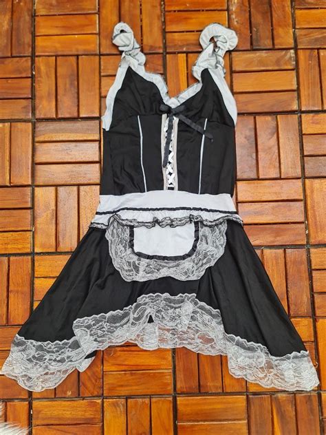 Lingerie Kostum Cosplay Sexy Maid Pelayan Butler Murah Fesyen Wanita Pakaian Wanita Gaun
