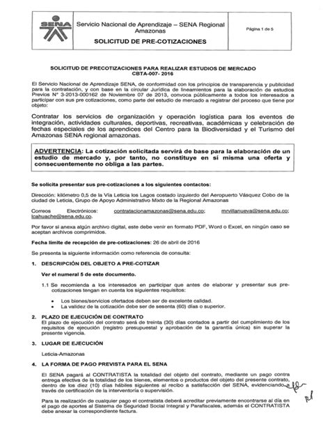 Servicio Nacional De Aprendizaje Sena Regional Amazonas