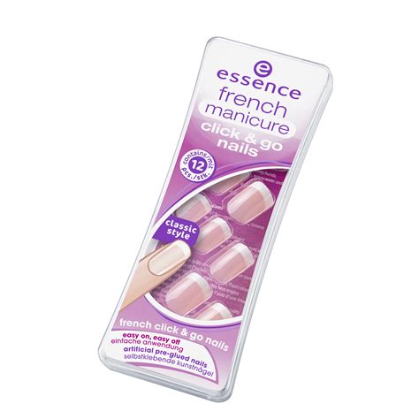 Essence French Manicure Click Go U As Postizas Uds Cosm Tica