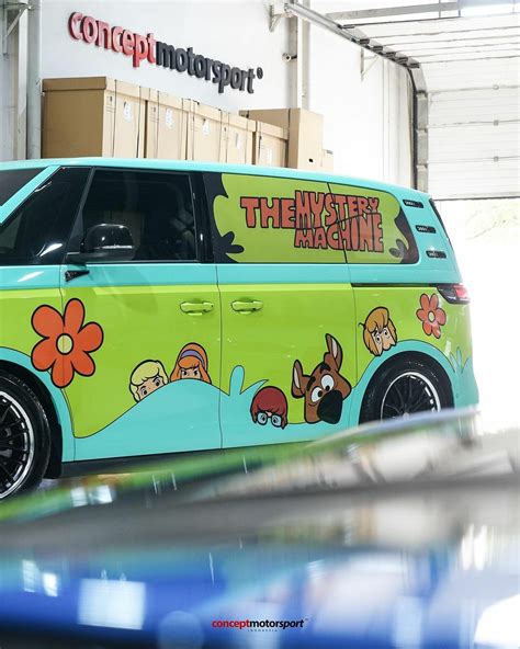 Scooby Doo Themed VW ID Buzz Rocks Coilovers In Indonesia Carscoops