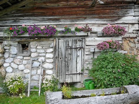 Solve Stone And Wood Garden Shed Resizable To Pieces Jigsaw