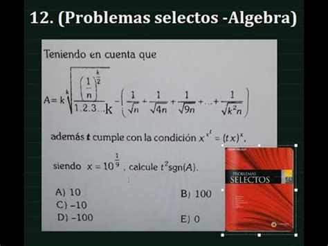 Problemas Selectos Lumbreras Problema Algebra Muy Buscado En