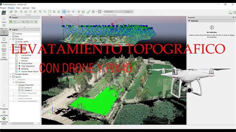 Levantamiento topográfico con drone Phantom 4 pro y Pix 4D YouTube