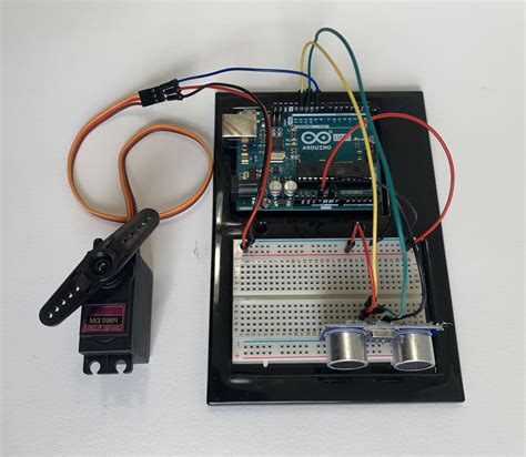 Ultrasonic Sensor And Servo Reactive Motion With Arduino 4 Steps Instructables