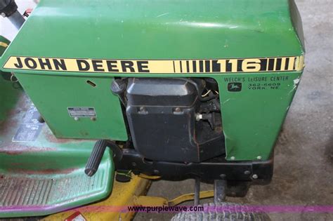 John Deere Lawn Mower In Moundridge Ks Item G Sold Purple Wave