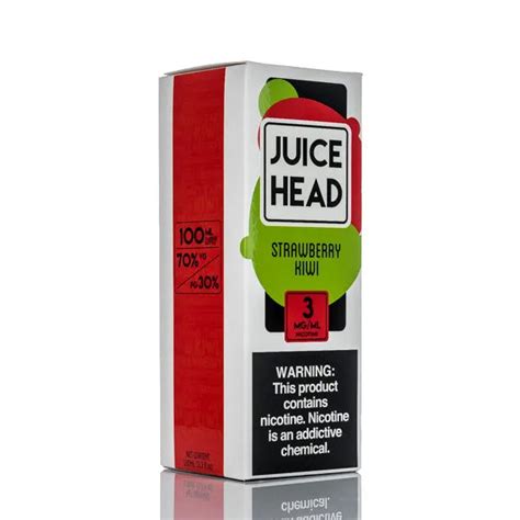 Juice Head E Liquid Strawberry Kiwi 100ml E Juices