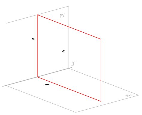 Plano De Perfil Apuntes De Diédrico