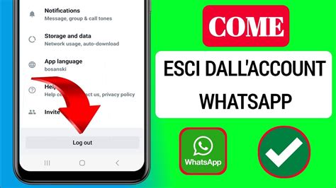 Come Disconnettersi Dall Account Whatsapp Android E Ios Come