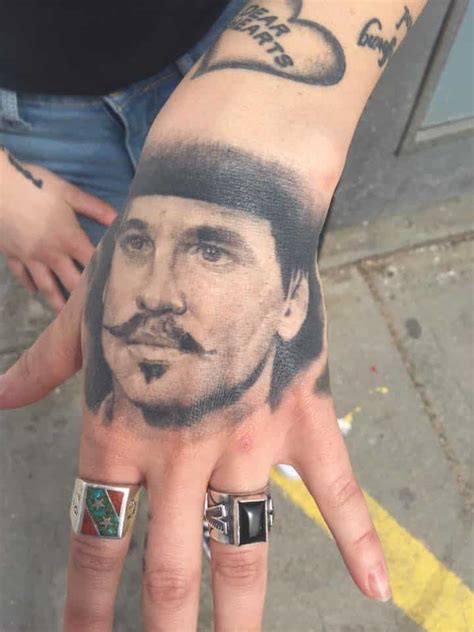 Doc Holliday Tattoo Showcasing Cool Tombstone Tattoos