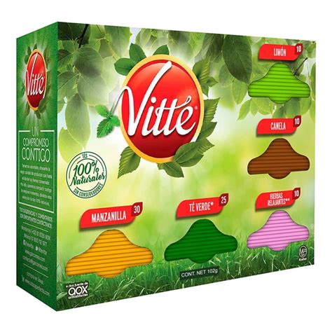 Surtido de té Vitte 1 paquete con 85 sobres Walmart