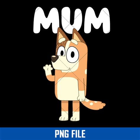 Bluey Chilli Mum Png, Bluey Chilli Dog Png, Bluey Family Png - Inspire ...