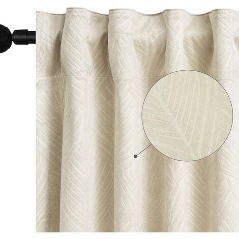 WOLTU 1x Cortinas Opacas Con Para Dormitorio Cortina De Ventana Con