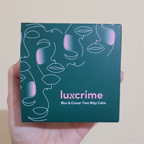 Luxcrime Two Way Cake Custard Kesehatan Kecantikan Rias Wajah Di