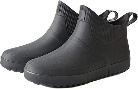 Men S Slip On Rain Boots