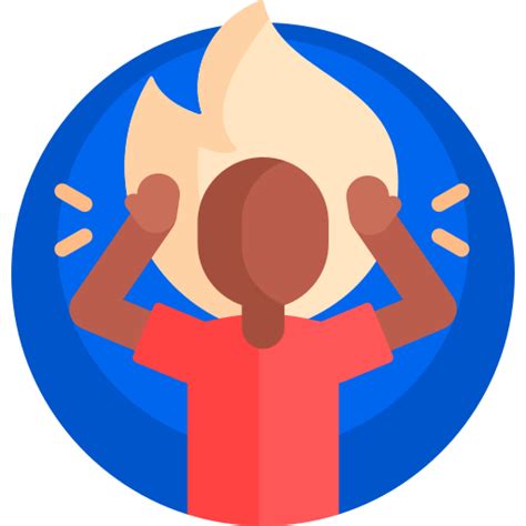 Burnout Detailed Flat Circular Flat icon