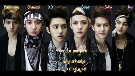 EXO K 3 6 5 Sub Español Romanizacion Hangul Color Coded Melissa