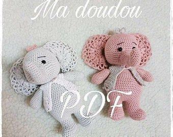 Crochet Tutorial Pattern Doudou câlin amigurumi French English Version