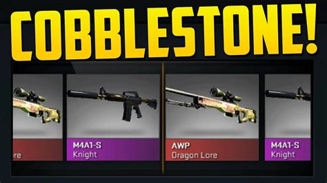 Dragon Lore Cases Cs Go Cobblestone Case Opening Youtube