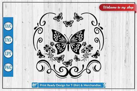 Butterfly Svg T Shirt Design Graphic By Heavenfair · Creative Fabrica