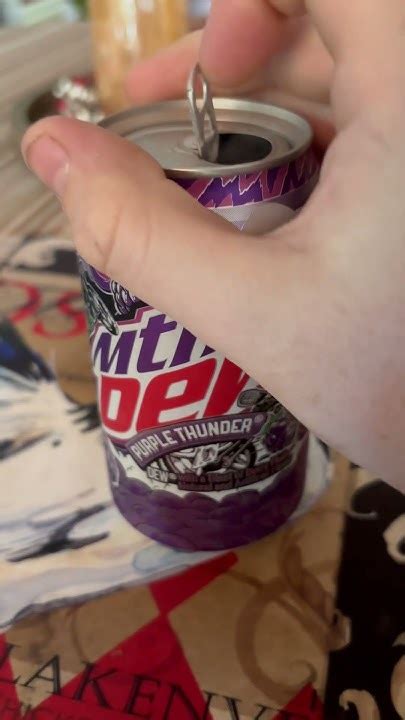 Tutorial How To Open A Can Of Mtn Dew Purple Thunder Youtube