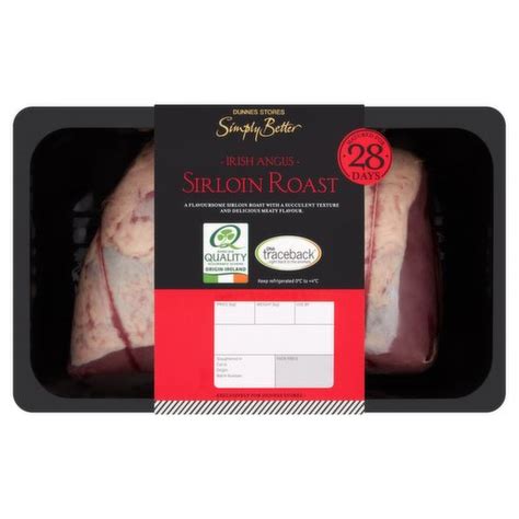 Dunnes Stores Simply Better Irish Angus Sirloin Roast 950g 1 5kg Dunnes Stores