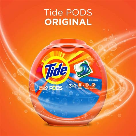 Tide PODS PODS Detergente de jabón para ropa alta eficiencia EL