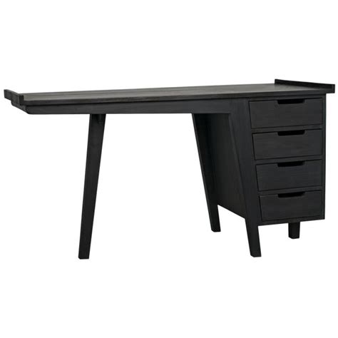 Kennedy Desk Charcoal Black Chairish