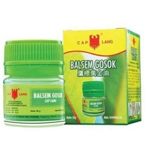 Eagle Brand Eagle Balm G Balsem Gosok Cap Lang Shopee Malaysia