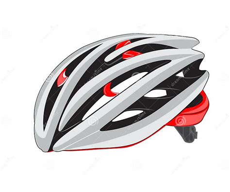 Bike Or Bicycle Helmet Illustration Isolated Stock Illustration