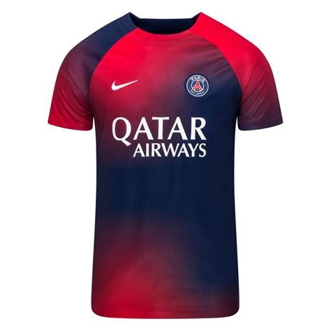 Paris Saint Germain T Shirt D Entra Nement Dri Fit Avant Match Rouge