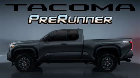 Prerunner Toyota Revives A Legend With The Tacoma Prerunner