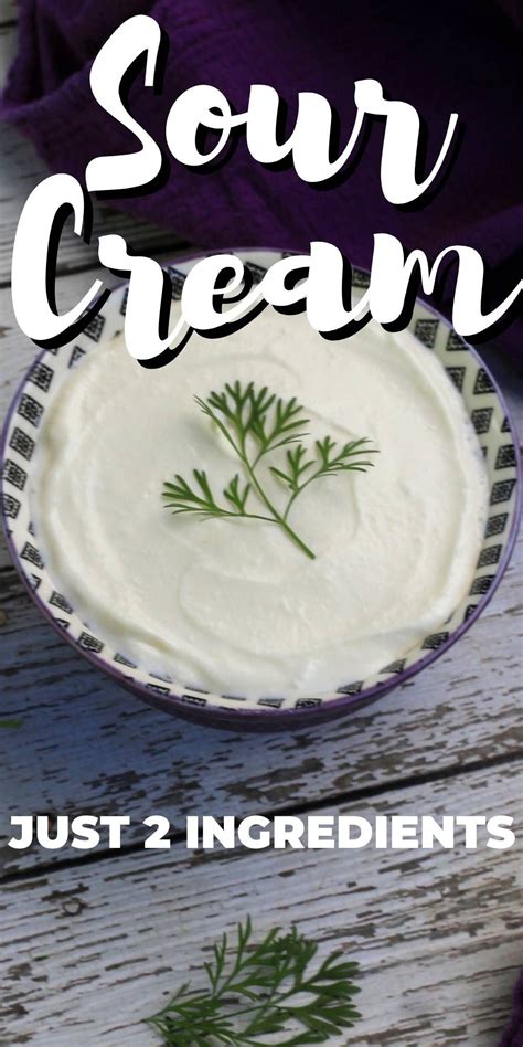 Bowl Of Sour Cream From Above Sour Cream Substitute Make Sour Cream Homemade Sour Cream Sour