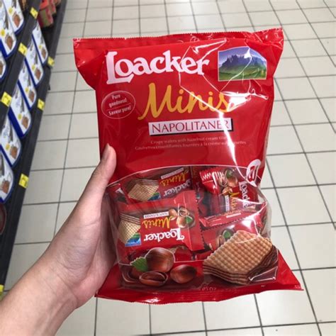 Jual Loacker Minis Napolitaner Dan Creamkakao 200g Shopee Indonesia