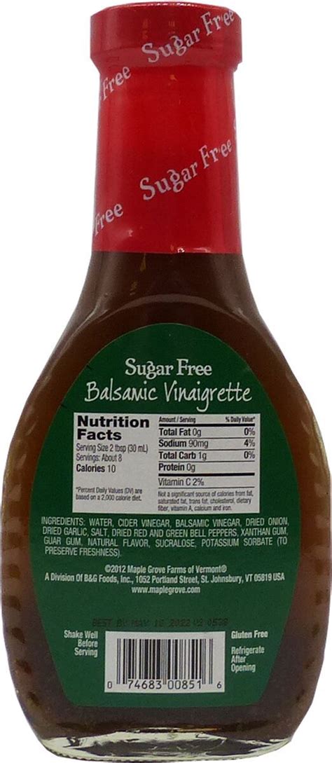 Maple Grove Farms Sugar Free Salad Dressing In 2023 Sugar Free Salad