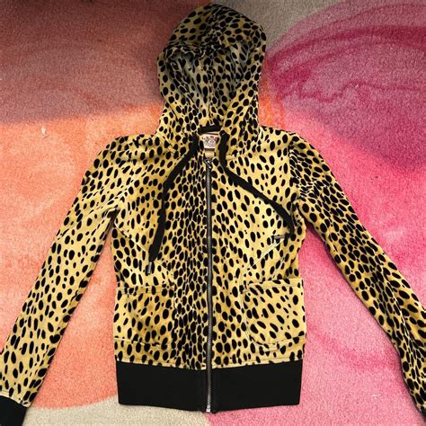 SOLD Leopard Juicy Couture Tracksuit Jacket Would Depop