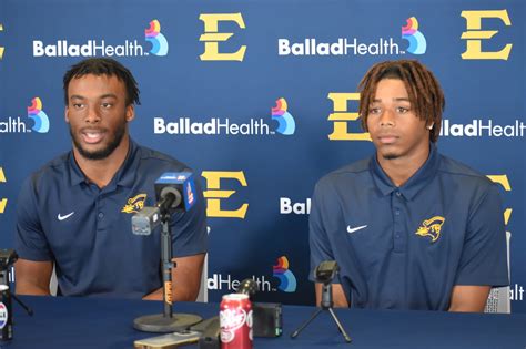 ETSU Football Press Conference vs. VMI - East Tennessee State University