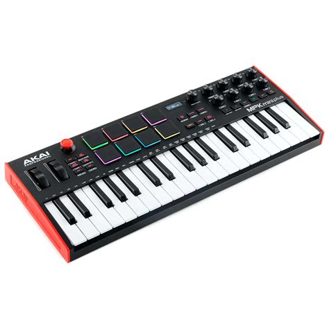 🧇 Akai Professional Mpk Mini Plus Controlador Midi De 37 Teclas