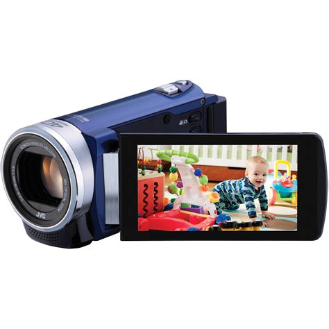 Jvc Gz E200 Full Hd Everio Camcorder Blue Gz E200aus Bandh Photo