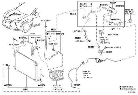 Lexus Rx H A C Refrigerant Line Clamp Genuine