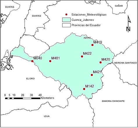 Ubicaci N Geogr Fica De Las Estaciones Meteorol Gicas Dentro De La