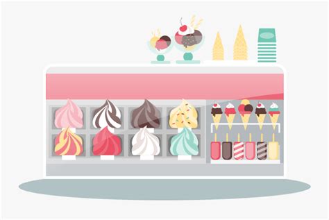 Ice Cream Shop Illustration , Free Transparent Clipart - ClipartKey