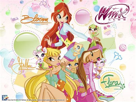 Winx With Pets The Winx Club Fairies Wallpaper Fanpop