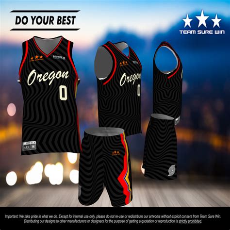 Portland Trail Blazers City Edition Team Sure Win Sports Uniforms