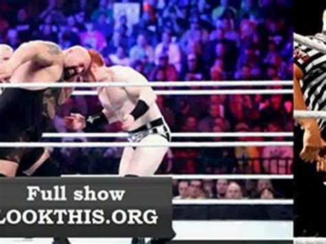 Sheamus Vs Big Show World Heavyweight Championship Match Survivor