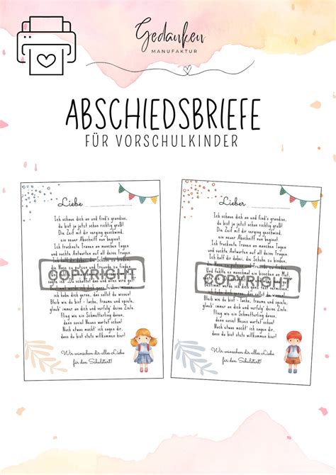 Portfolio Vorlagen Kita Vorschulkinder Abschied Etsy De