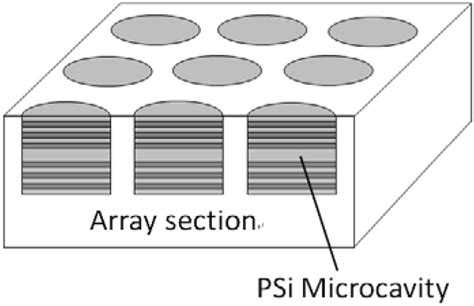 The Structures Of Psi Microcavity Array Download Scientific Diagram