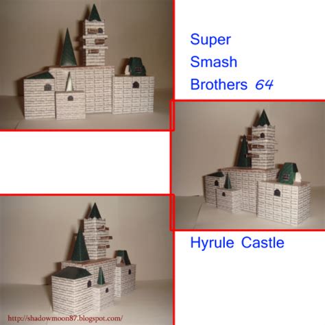 Hyrule Castle Papercraft Papercraft Paradise PaperCrafts Paper