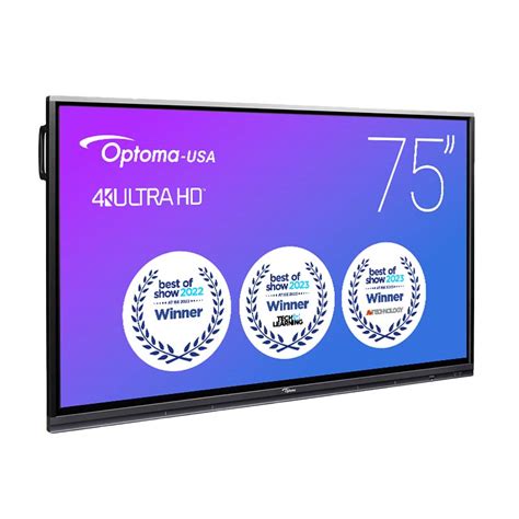 Optoma USA 5751RK Pantalla IFPD 75 4K UHD Proyectos Multimedia