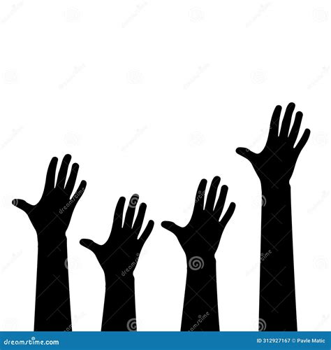Hands Reaching Out Stock Illustration Illustration Of Person 312927167
